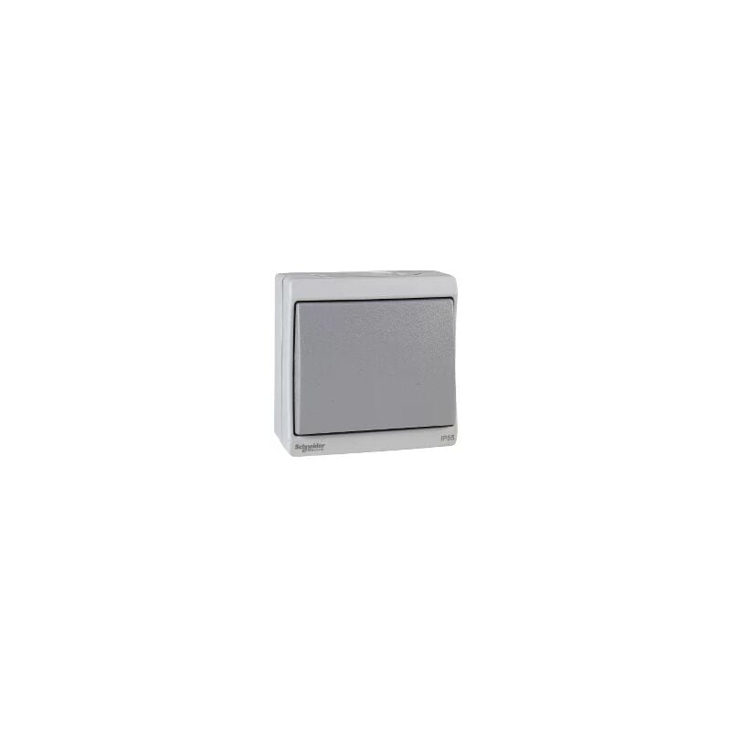 foto del prodotto schneider enn35026 mureva pulsante grigio montaggio su superficie ik07 ip55