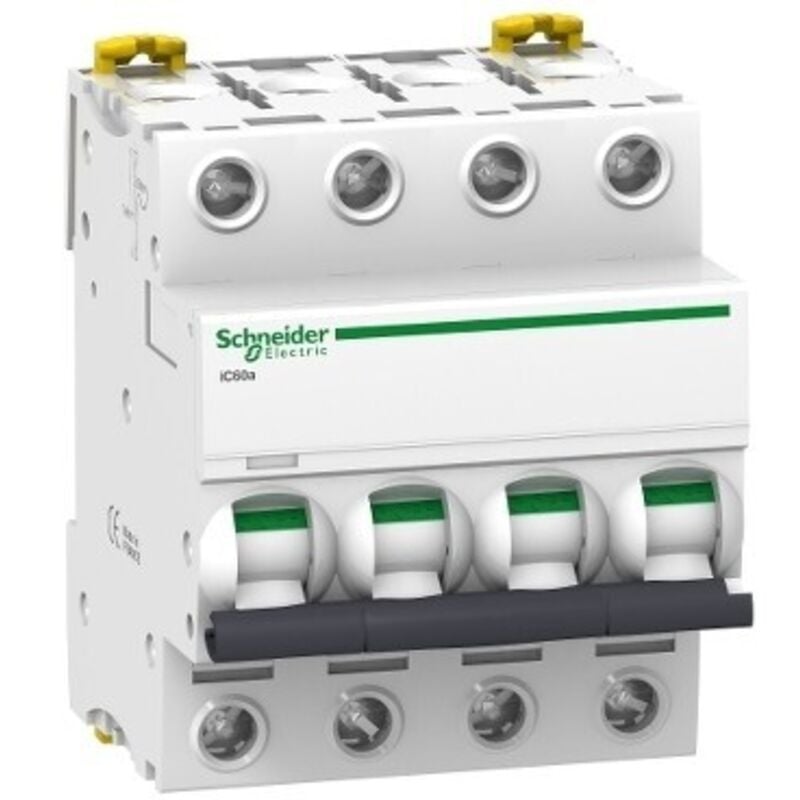 foto del prodotto schneider interruttore magnetotermico ic60a 4p c 16a 4500a cod. a9f64416 