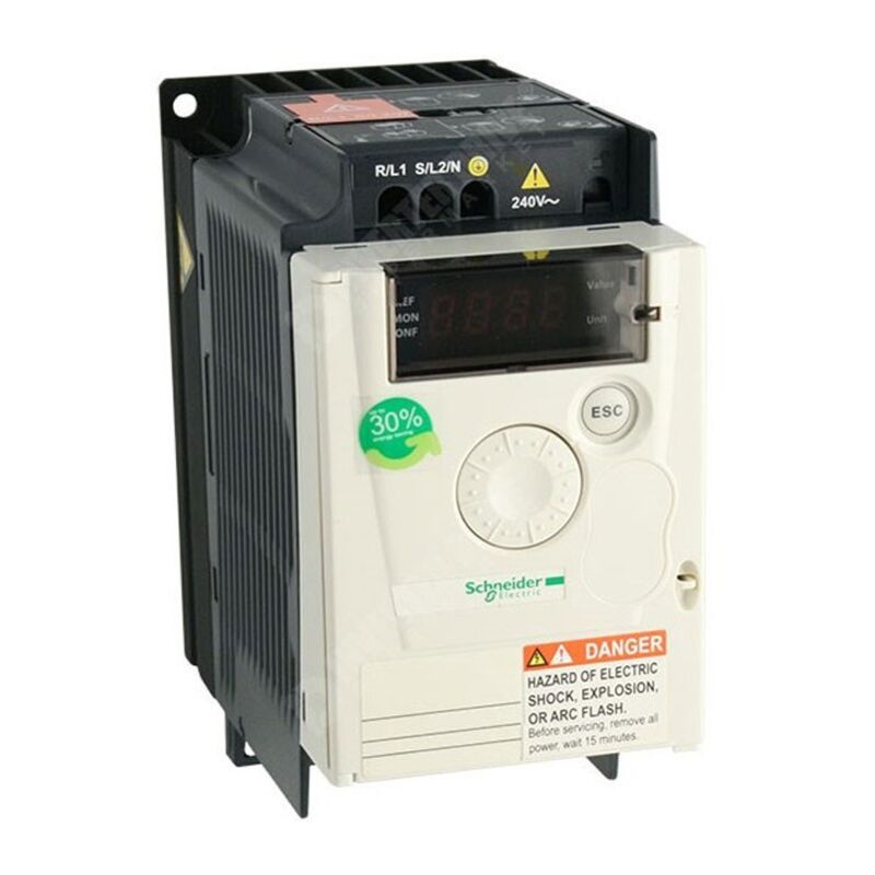 foto del prodotto schneider inverter telemecanique atv12 0.75kw 240v 1hp atv12h075m2