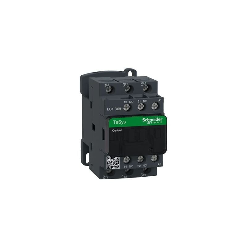 foto del prodotto schneider lc1d09e7 contattore tesys lc1d 3 poli ac3 440v 9 a 48 v ac