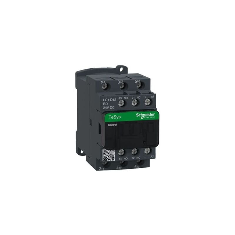 foto del prodotto schneider lc1d12bd contattore 12a 24vcc