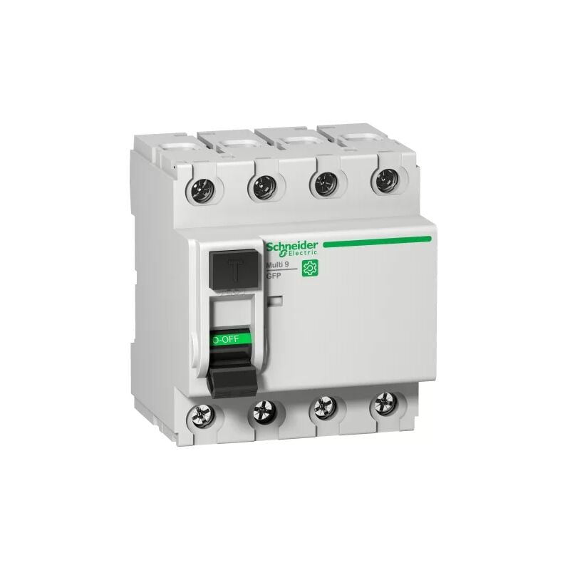 foto del prodotto schneider m9r81425 multi9 interruttore differenziale gfp 4p 25a 26ma tipo asi 480y 277v