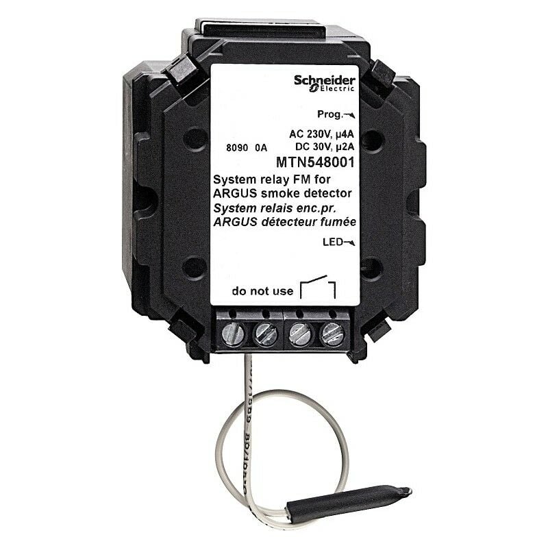 foto del prodotto schneider mtn548001 rel rilevatore di fumo