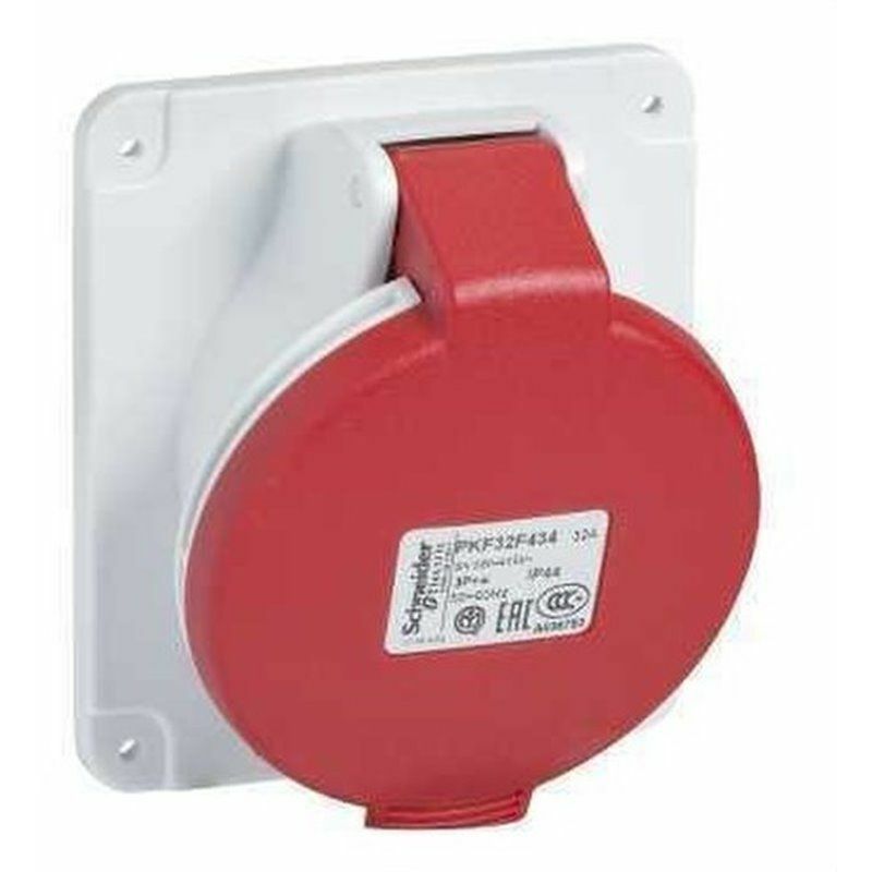 foto del prodotto schneider pkf32f435 base da incasso inclinata 32a 3p n tt 380 415v ip44