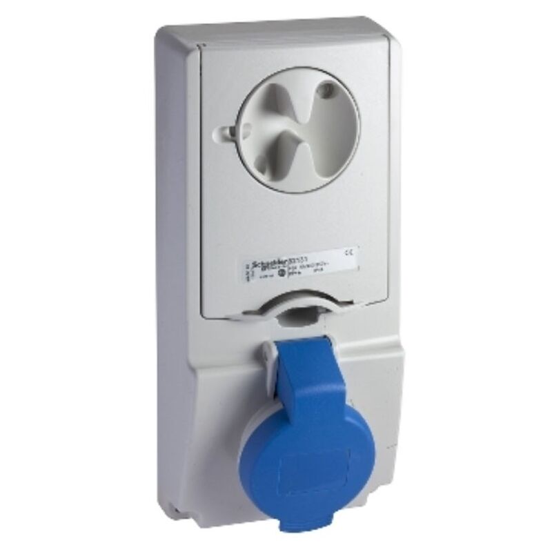 foto del prodotto schneider - presa incasso interbloccata fusibile ip44 2pt 16a 220v cod. 82131