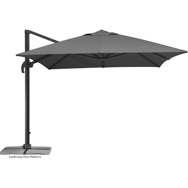 foto del prodotto schneider rhodos grande ombrellone rettangolare, 400 x 300 cm, struttura in alluminio, rivestimento in poliestere, 26,6 kg