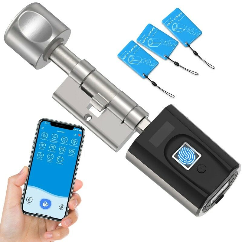 foto del prodotto schneider welock cilindro elettronico per serratura smart bluetooth con impronta digitale