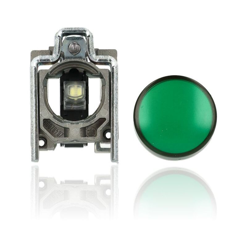 foto del prodotto schneider xb4bvm3 lampada spia verde led 230v
