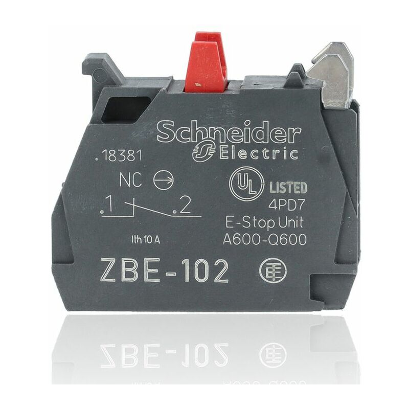 foto del prodotto schneider zbe102 elemento di contatto zbe 22 1nc