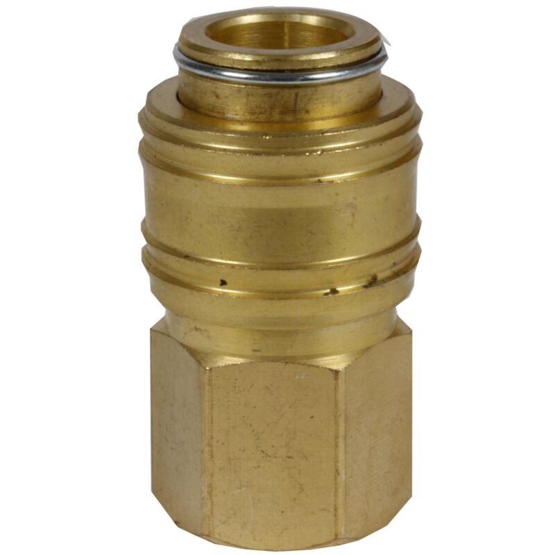 foto del prodotto schnellkupplung, r1 4' innengewinde, compressori accessori attacco rapido filettatura interna r1 4 pollici - einhell