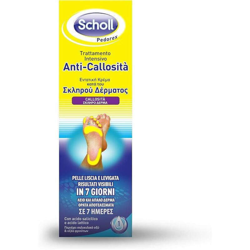 foto del prodotto scholl trattamento intensivo anti callosit con acido salicilico e acido lattico uso quotidiano senza calli in 7 giorni okx
