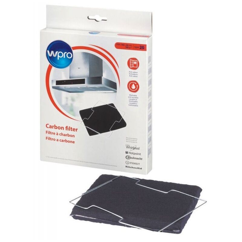 foto del prodotto scholtes filtro a carbone lavabile tipo 20 43 020 cappa aspirante ariston hotpoint 363133663216012952