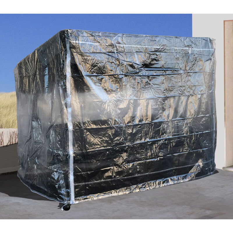 foto del prodotto schutzh lle f r hollywoodschaukel triumph 3 sitzer 215x123x180cm pvc transparent