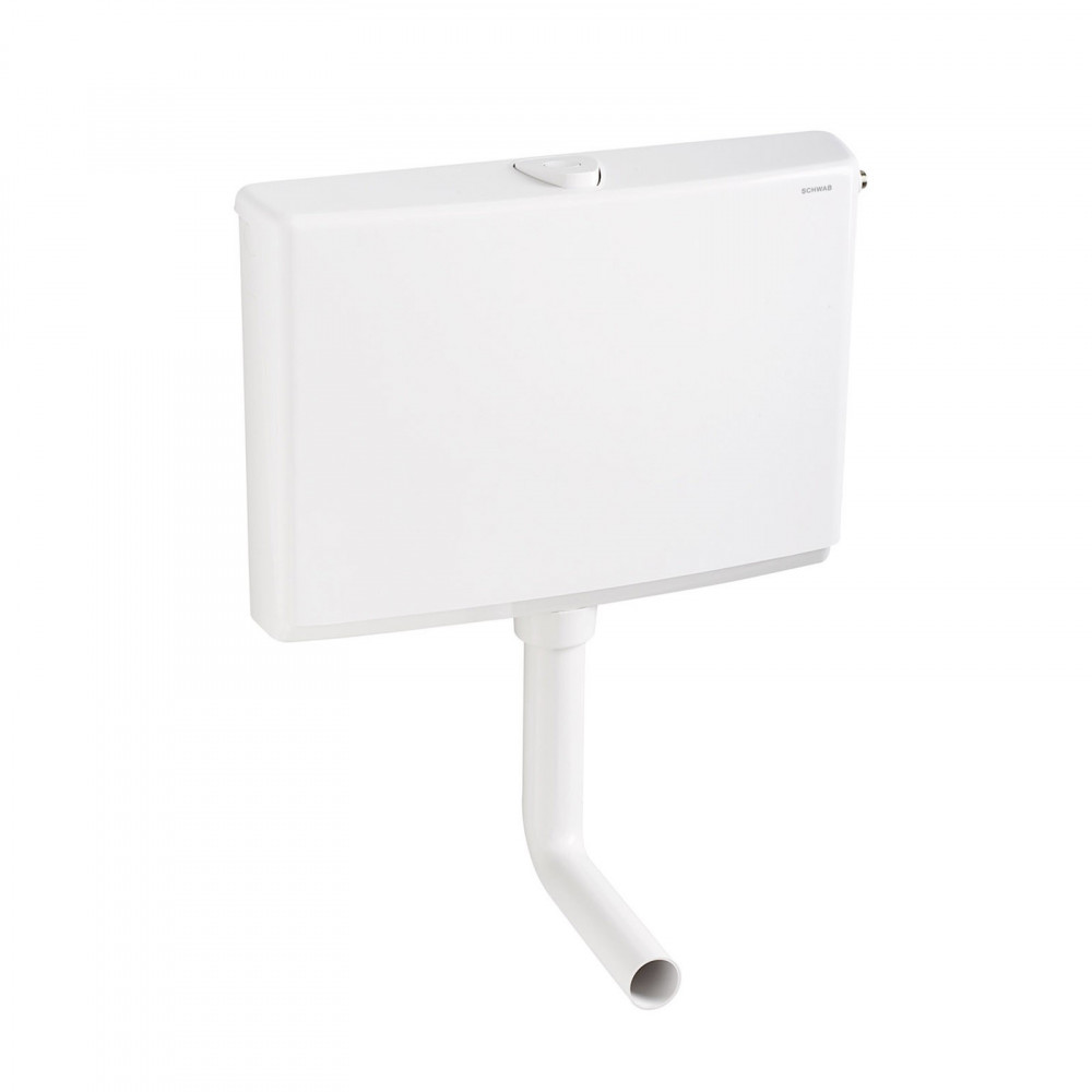 foto del prodotto schwab cassetta slim per wc per installazione a parete posizione bassa c rubinetto