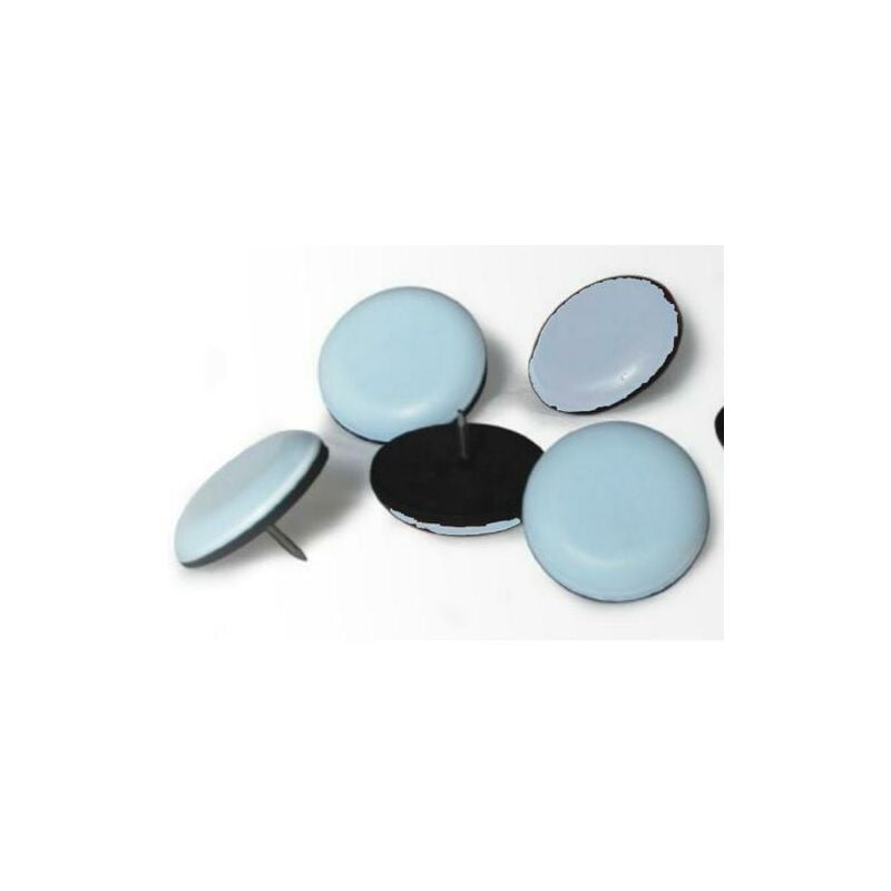 foto del prodotto scivoli in teflifit con chiodo 25 mm grigio maurer blister da 8 pz