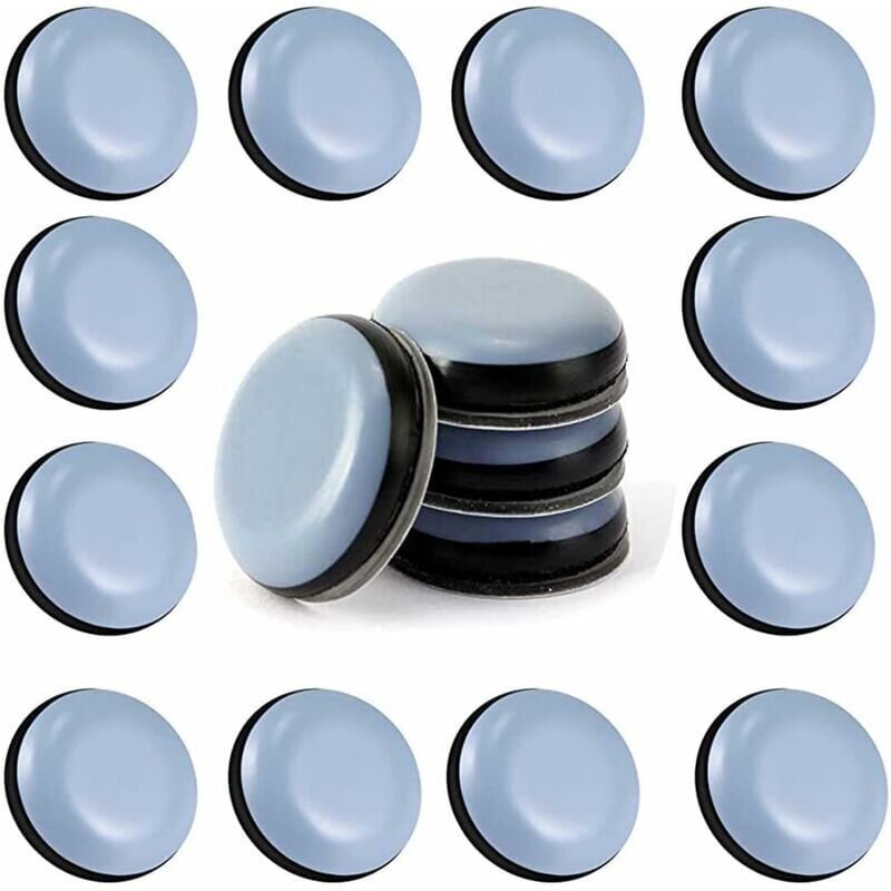 foto del prodotto scivoli per mobili in teflon da 24 pezzi 25 mm rotondi scivoli per mobili scivoli per mobili in teflon autoadesivi scivoli per mobili per sedia