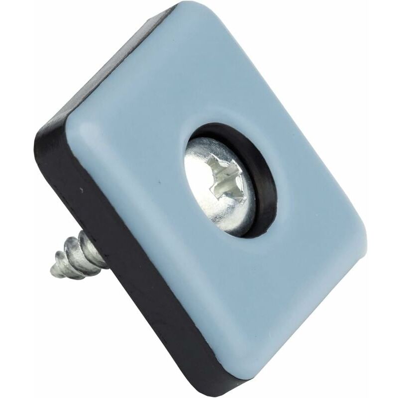 foto del prodotto scivoli per mobili scivoli per mobili in teflon con viti 20 pezzi quadrangolari 40 x 40 mm protezione per pavimento scivoli per mobili in ptfe