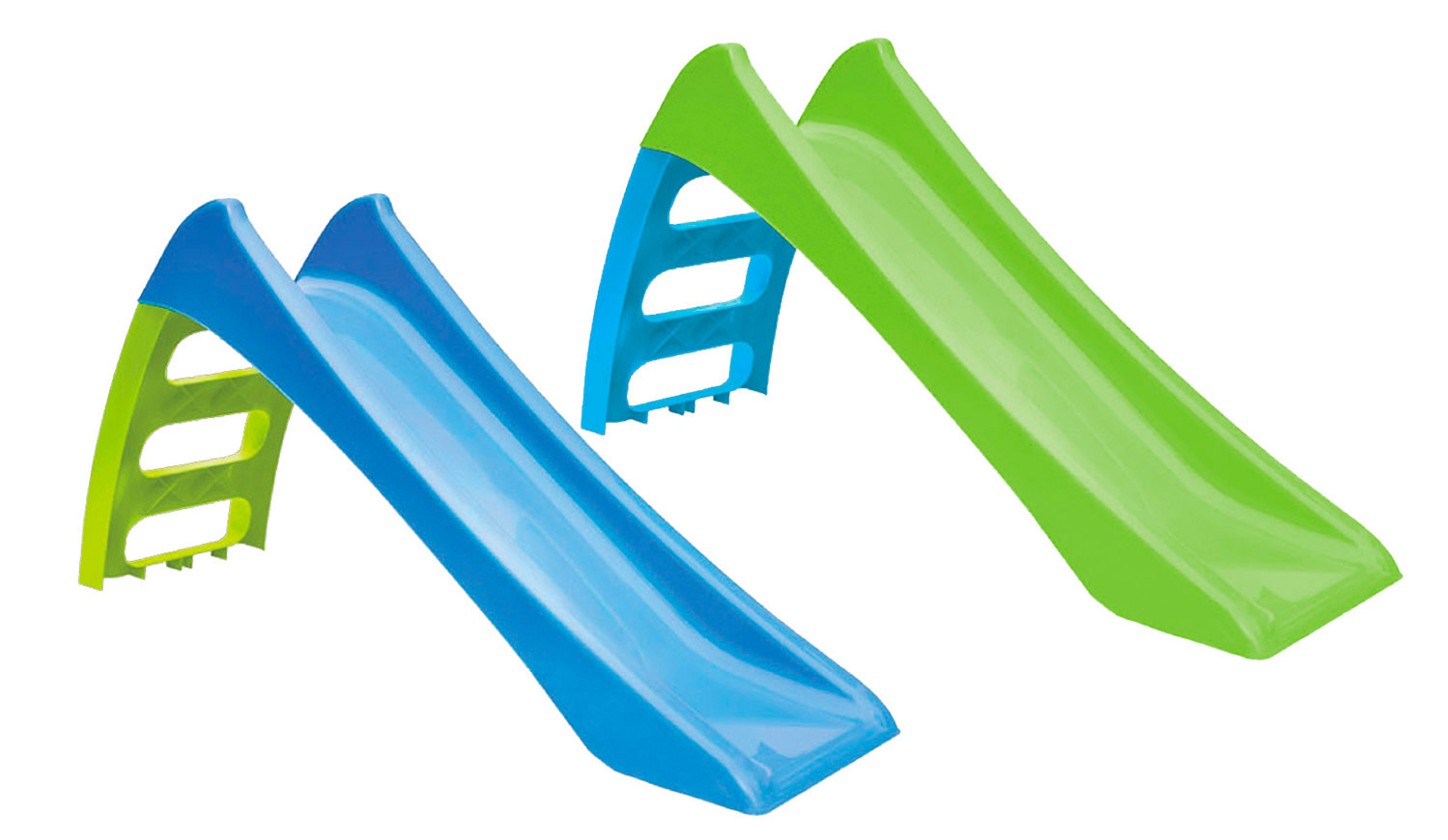 foto del prodotto scivolo 3 gradini 116x62,5x36 cm in plastica azzurro o verde