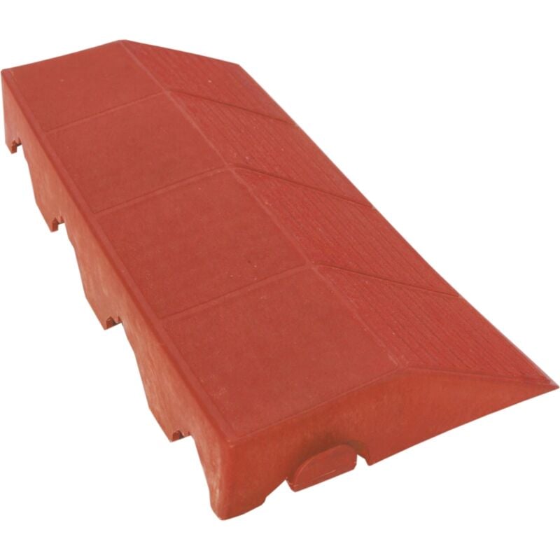 foto del prodotto scivolo autobloccante per pavimentazione da esterno colore cotto femmina 205x400x48 mm.