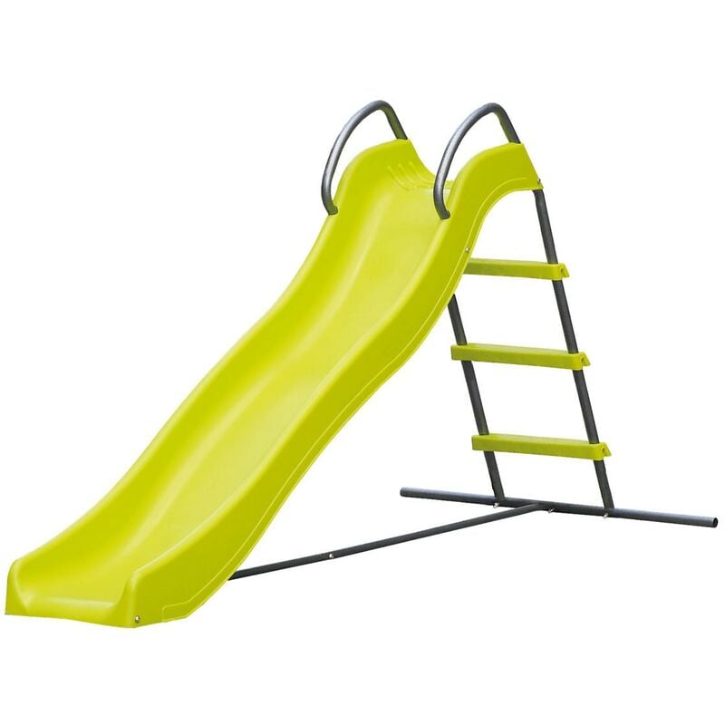foto del prodotto scivolo gioco da giardino con struttura in acciaio modello bimbo su e gi 