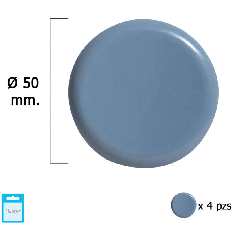 foto del prodotto scivolo in ptfe grigio 50 blister 4 pezzi , multicolore maurer