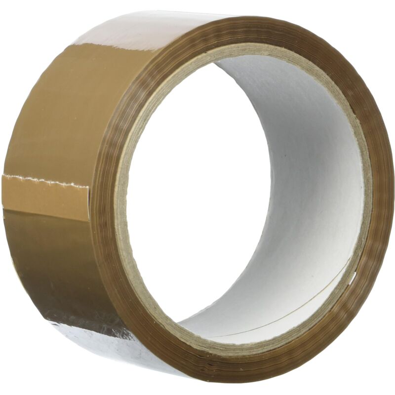 foto del prodotto scley 3 pezzi nastro per imballo, larghezza del nastro 45mm, lunghezza 66m, nastro da imballaggio pp, nastro adesivo marrone, nastro di imballaggio
