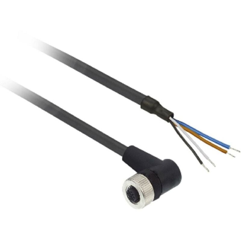 foto del prodotto scneider connettore con cavo 5mt m12 90 4 poli xzcp1241l5