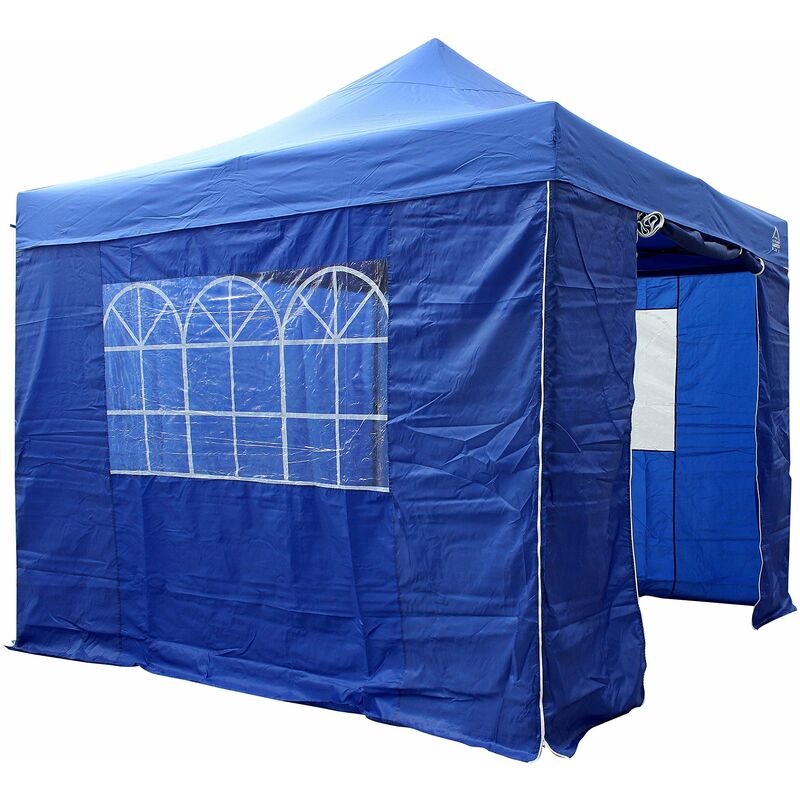 foto del prodotto scobuty gazebo impermeabile 3 m x 3 m, con telaio antiruggine e borsa per il trasporto con ruote