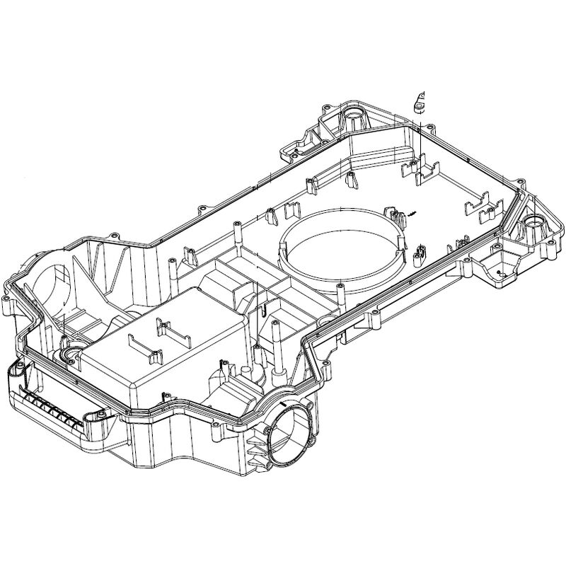 foto del prodotto scocca di base originale worx robot rasaerba wg792e