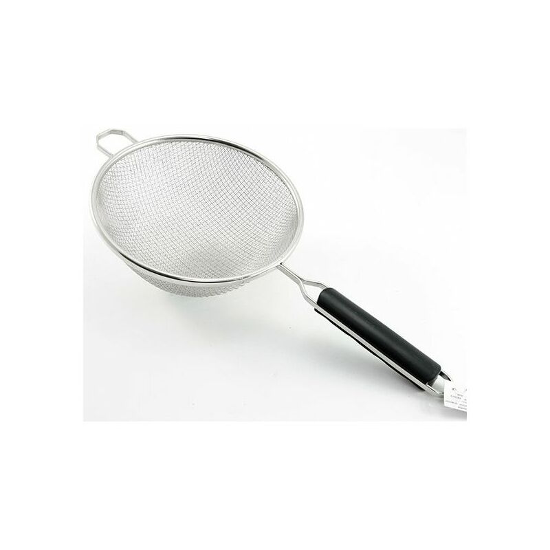 foto del prodotto scolapasta a doppia rete in acciaio inox 20 cm