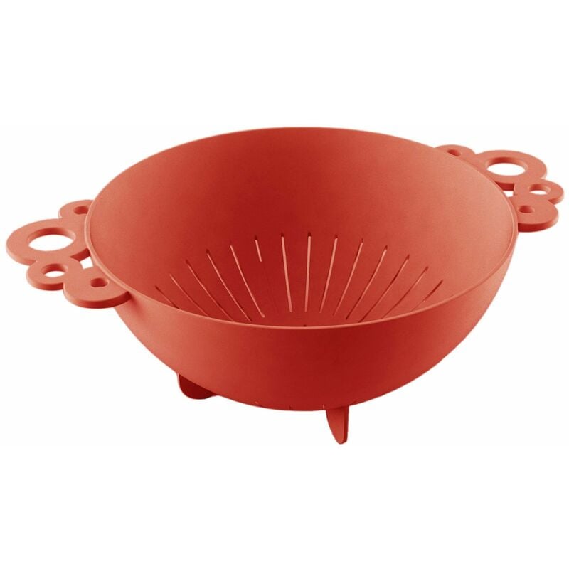 foto del prodotto scolapasta forme rosso made in italy plastica 100 riciclabile giostyle
