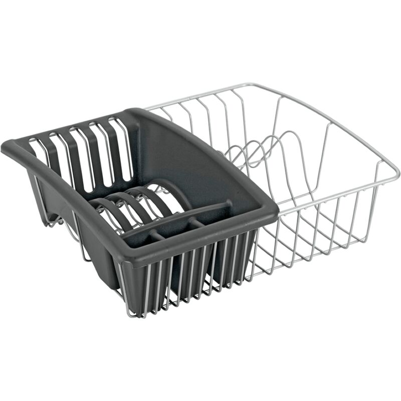 foto del prodotto scolapiatti con vaschetta in plastica polytherm metaltex