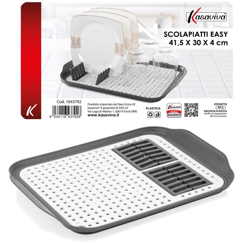 foto del prodotto scolapiatti easy 41.5x30x4 cm maury s