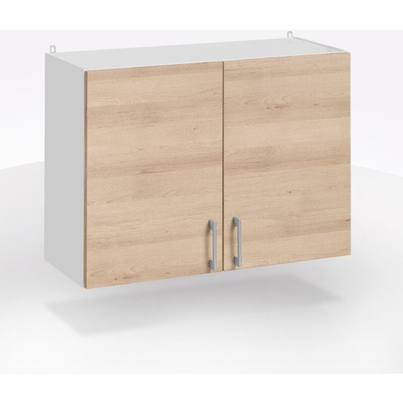 foto del prodotto scolapiatti eco cm 80x32 h.60 bianco e rovere artisan