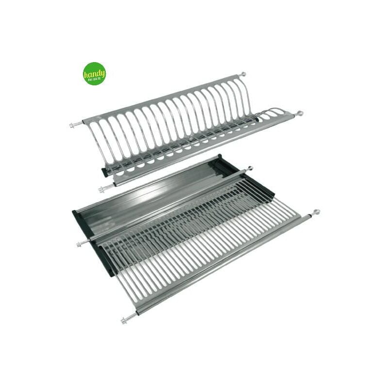 foto del prodotto scolapiatti inox handy fai da te 76 cm per pensile