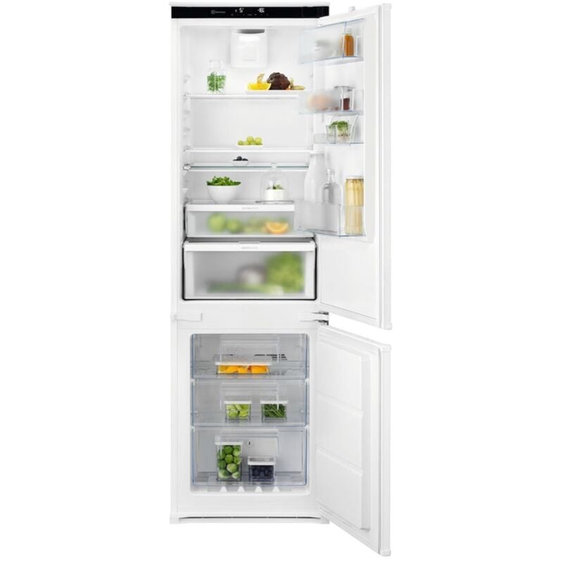 foto del prodotto sconosciuta frigorifero combinato da incasso ent8te18s3 twin tech classe e capacità netta 256 litri