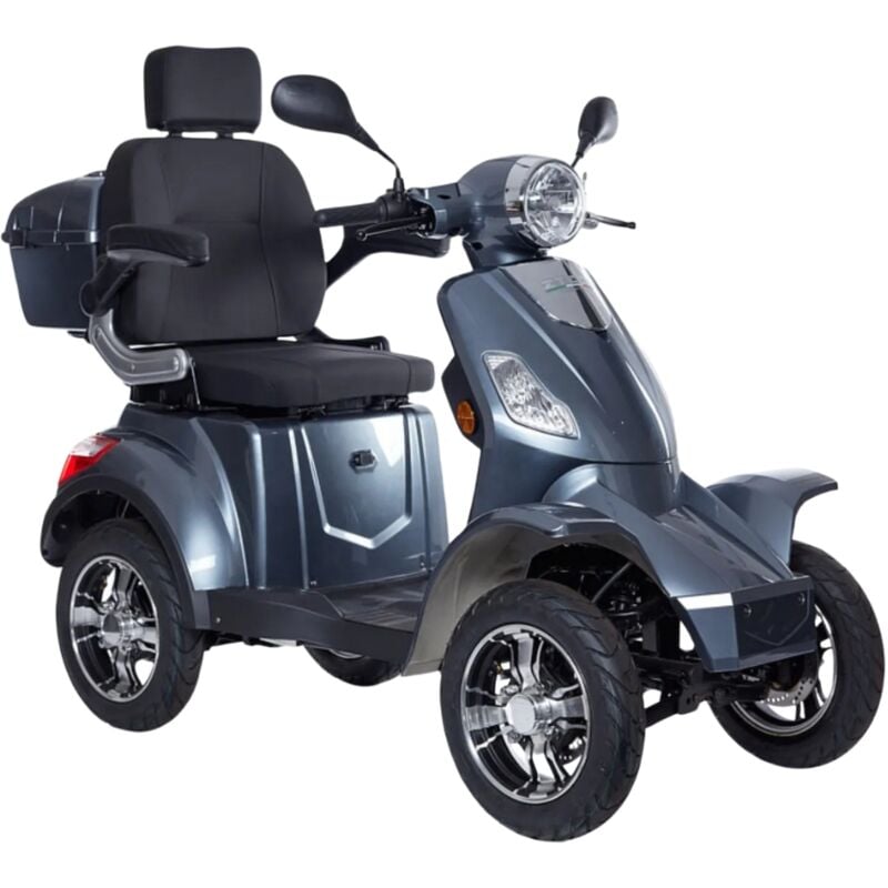 foto del prodotto scooter elettrico z tech zt 15 q faster 4 ruote per disabili e anziani grigio