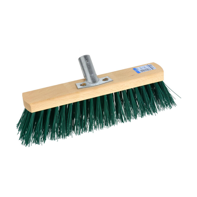foto del prodotto scopa da strada 30cm spazzatrice setole rigide officina giardino esterno geko