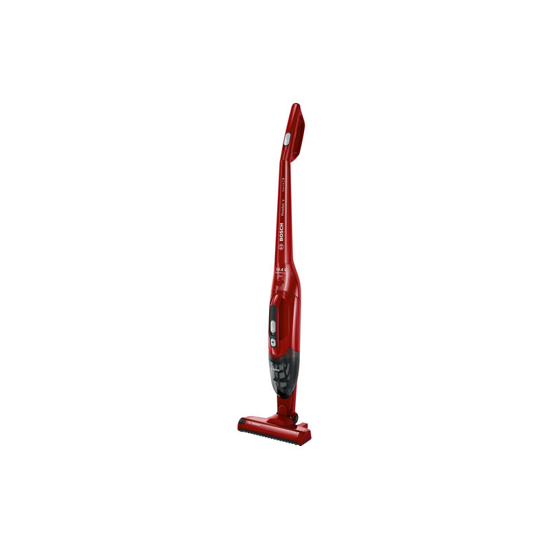 foto del prodotto scopa elettrica ricaricabile serie 2 bbhf214r senza sacco batteria ioni di litio 14,4 v autonomia fino a 35 minuti ciclonico colore rosso - bosch