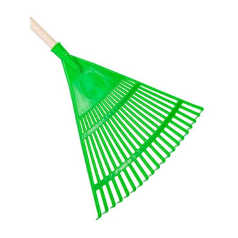 foto del prodotto scopa giardino in plastica mod.triangolare