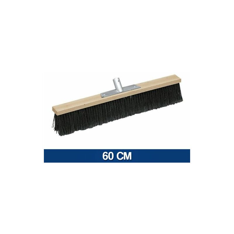 foto del prodotto scopa industriale grande con supporto in legno e fili in polipropilene 60 cm