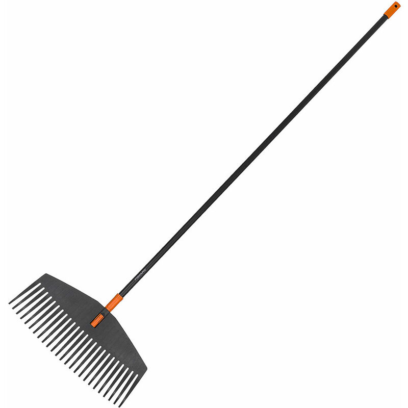 foto del prodotto scopa per foglie solid l cm 52 25 denti in pvc. df 6102360 fiskars