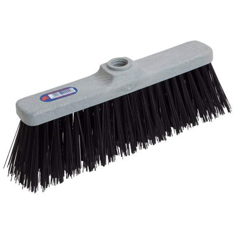 foto del prodotto scopa ramazza industriale in plastica 28cm senza manico