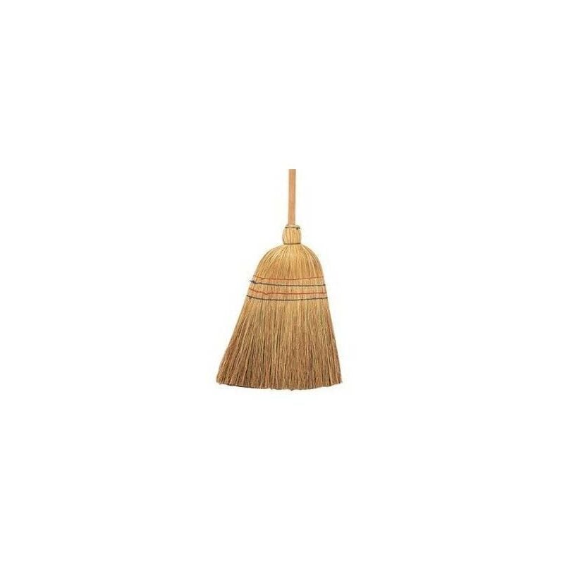 foto del prodotto scopa saggina 4 fili c manico