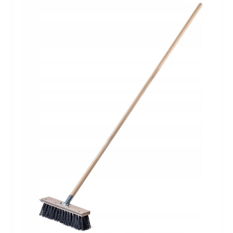 foto del prodotto scopa stradale kadax con bordo antigraffio scopa stradale 2 in 1 scopa industriale con manico lungo in legno scopa in plastica 30 cm