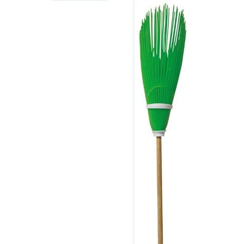 foto del prodotto scopa verde in pvc