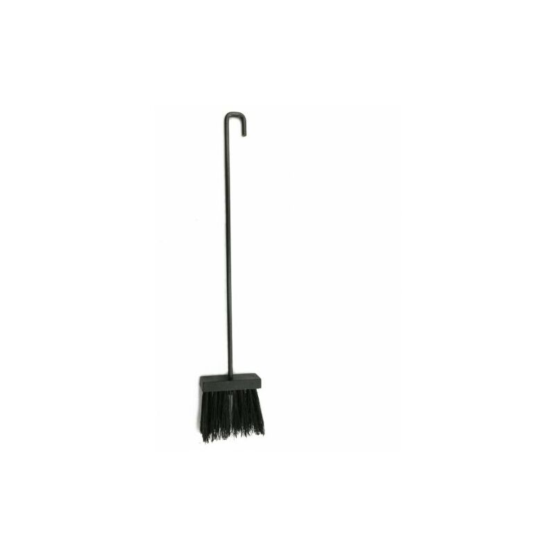 foto del prodotto scopetta con setole in nylon per camini con manico in ferro 46cm. 1pz