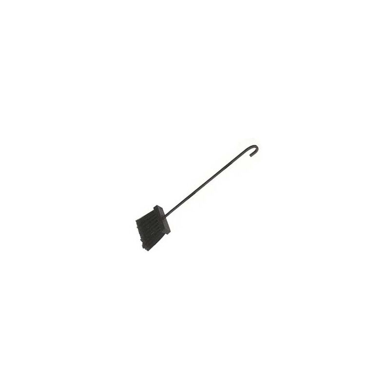 foto del prodotto scopetta per camino ferro battuto nylon cm 50 1 pz