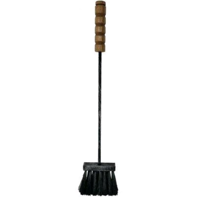 foto del prodotto scopetta per camino luper ferro battuto legno nylon cm 60 1 pz