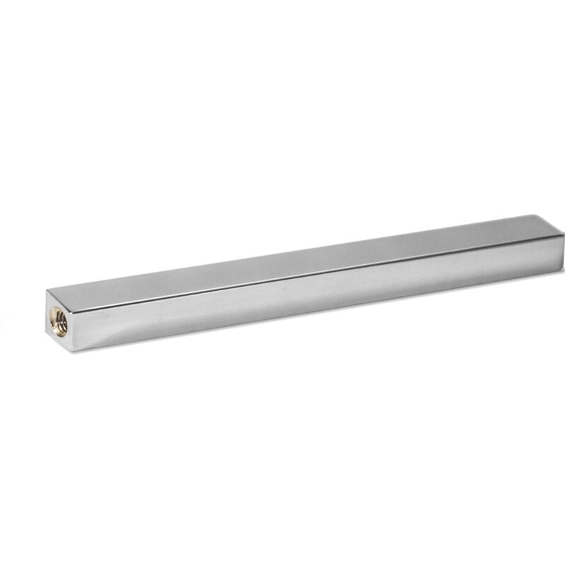 foto del prodotto scopino bagno manico ricambio quadrato ottone cromato cm 14